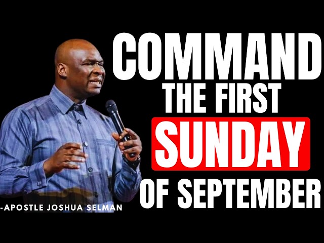 POWERFUL PRAYERS & DECLARATION TO COMMAND THE MORNING | APOSTLE JOSHUA SELMAN