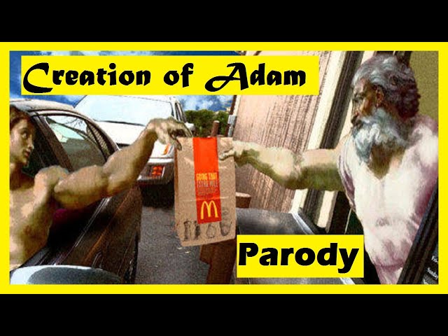 Parodies of Famous Paintings | The Creation of Adam