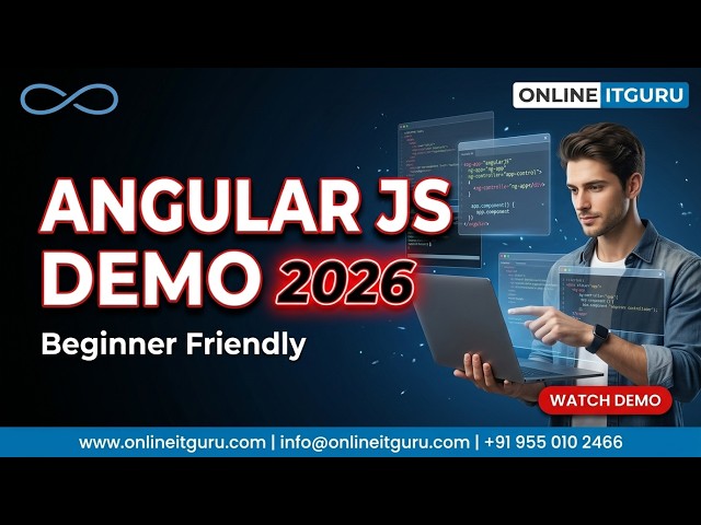 AngularJS for Beginners 2026 | Live Demo + Real-Time Explanation | Career Roadmap | OnlineITGuru