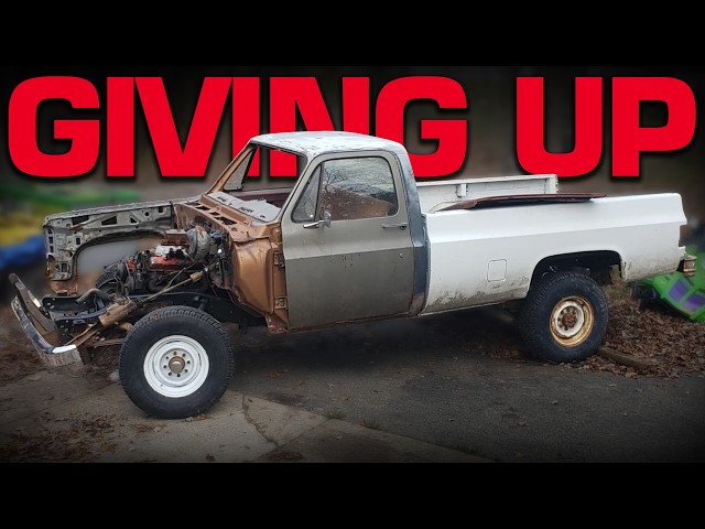 It's okay to abandon your project car