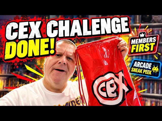 Ryan’s CeX Challenge Is Complete! 🎮 | Members Update + Arcade Sneak Peek