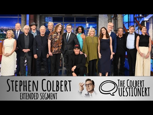 Stephen Colbert Takes The Colbert Questionert - EXTENDED SEGMENT