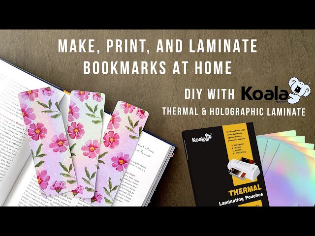 Make Bookmarks At Home to Sell, DIY Laminated Bookmarks using Koala Laminating Machine and Laminate