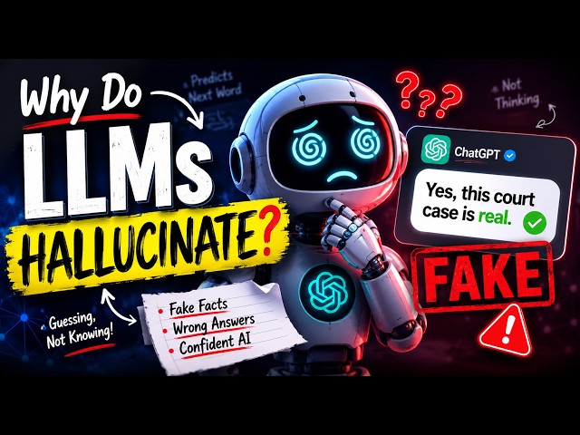 Why Do LLMs/AI Hallucinate? 🤖🤯