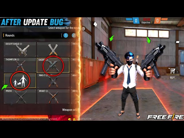 DOUBLE SKORP GUN TRICK FEELS LIKE A HACK 😱 | FREE FIRE