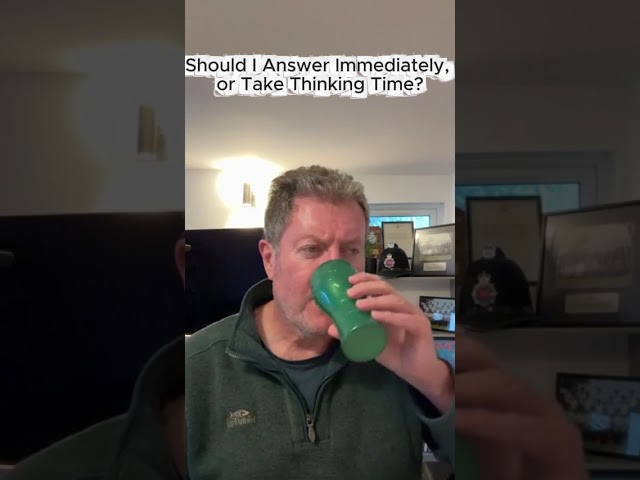 Police Final Interview: Should You Pause Before Answering a Question?