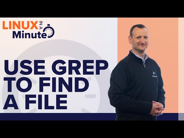 How to use grep command to find a file in Linux | Linux in a Minute
