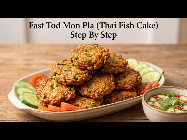 Fast Tod Mon Pla (Thai Fish Cake) Step By Step Visual Guide