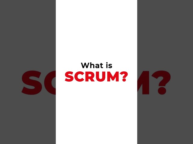 A simple explanation of how products are made with Scrum #scrum #agile