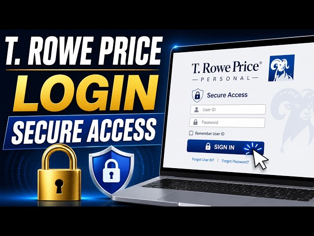 How to login to T. Rowe Price personal - Secure Access