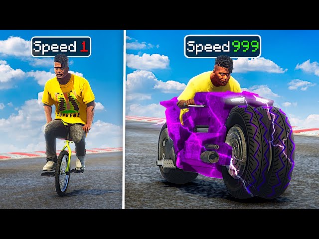 Upgrading SLOWEST to FASTEST Bikes In GTA 5!