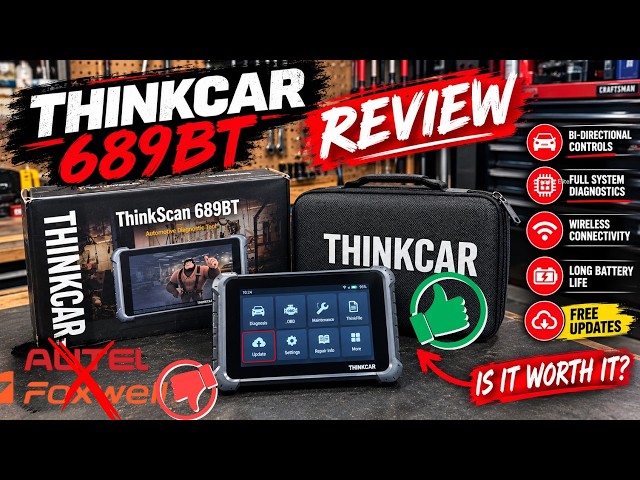 Thinkcar 689BT Review -Is This The BEST Bi-directional scanner under $500???