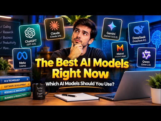 🧠 The Best AI Models Explained | GPT | CLAUDE | GEMINI | DEEPSEEK | Embedded AI | AI for SDLC