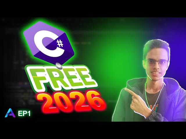 FREE C# Beginner Tutorial 2026 | From Zero to First Project