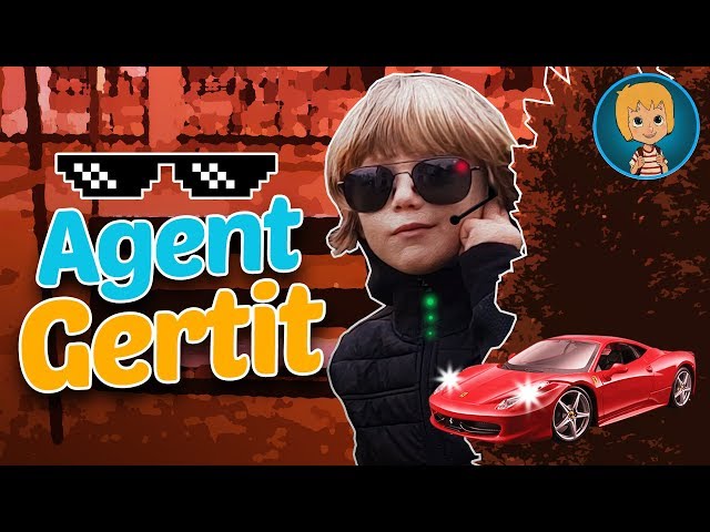SPY Kid LASER in the HOUSE - SPY CAR Mission (Gerti Toys)