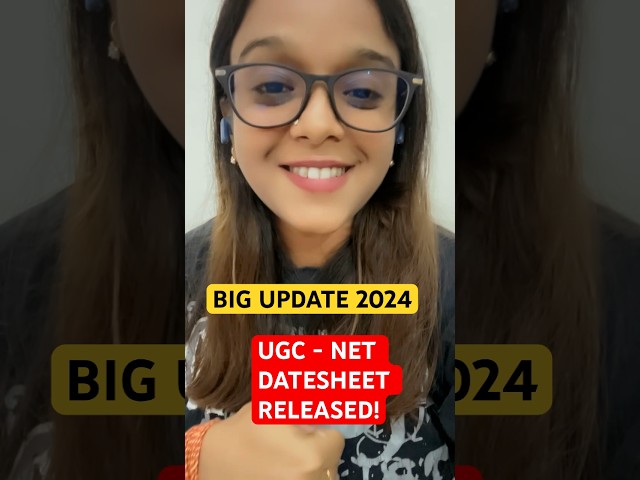 UGC - NET JUNE CYCLE 2024 CALENDAR RELEASED! #ugc #ugcnetexam