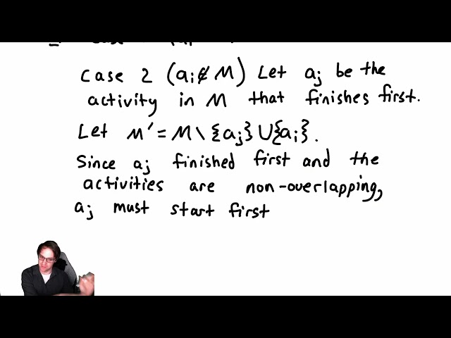 Greedy Algorithms 4 - Proof of Correctness for Scheduling