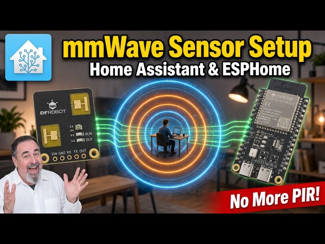 Home Assistant Human Presence Sensor Setup: DFRobot C4002 mmWave + ESPHome