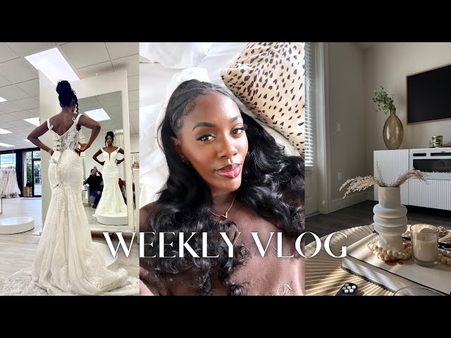 LIVING ALONE, WEDDING DRESS SHOPPING, HOME DECORATING, LOVE IS BLIND, GOING TO NOLA | WEEKLY VLOG