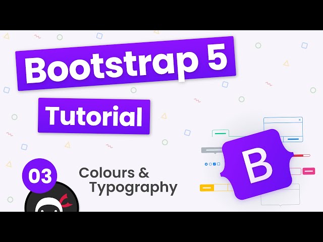 Bootstrap 5 Crash Course Tutorial #3 - Colours & Typography