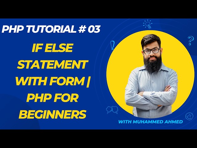 PHP Tutorial 03 | If Else Statement with Form | PHP for Beginners
