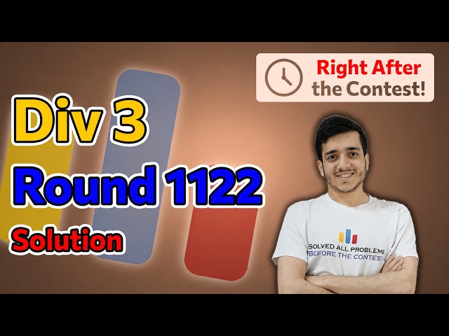 Codeforces Round 1122 (Div. 3) | Solutions by Arpa
