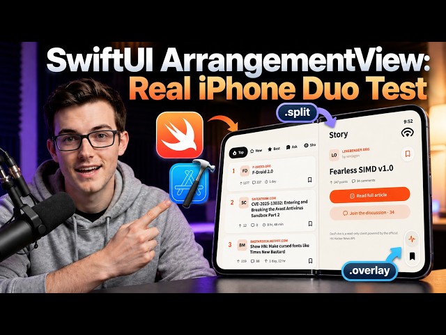 I Tried SwiftUI’s New ArrangementView on iPhone Duo