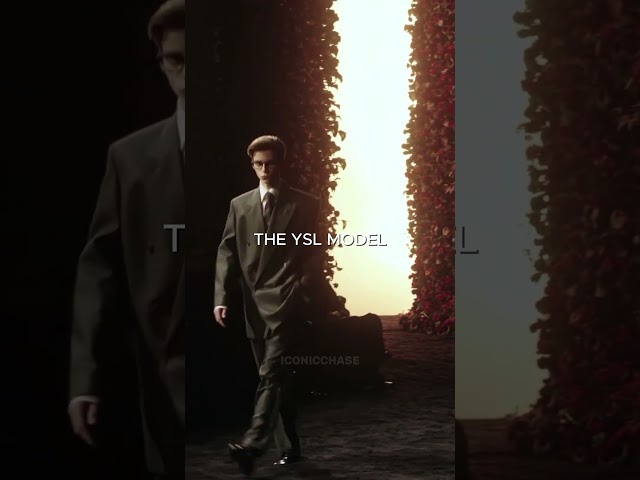 Yves Saint Laurent model choice is crazy!