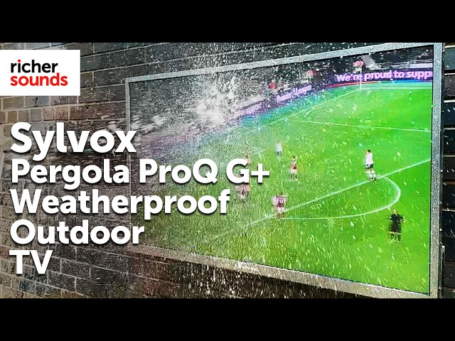 Sylvox Pergola ProQ G+ Weatherproof Outdoor TV | Richer Sounds