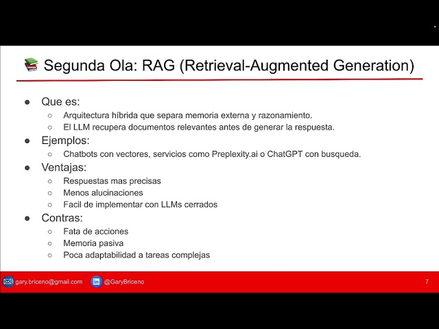 El contexto importa: Evolucion de Agent - RAG y Model Context Protocol