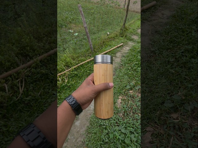 Premium Bamboo Water Bottle Making Complete Process #shorts