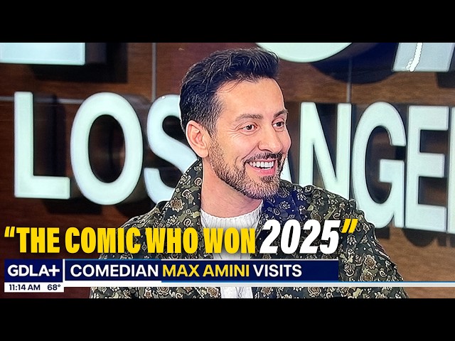 “The Comic Who Won 2025” | Max Amini | Full Good Day LA TV Interview