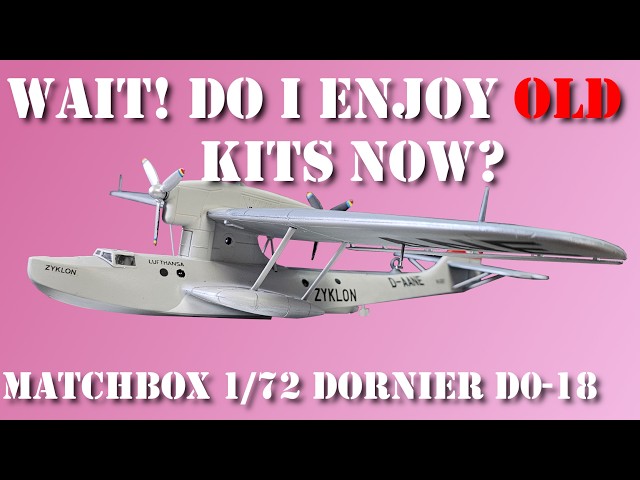 Matchbox 1/72 Dornier Do.18 G1 | Beautiful vintage kit | Build and review