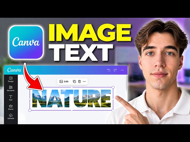 How To Insert Photos Or Images Into Text In Canva (Step by Step Guide)