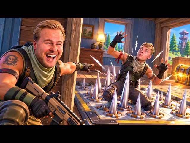 NICK WALKS STRAIGHT INTO A TRAP.. AND GETS MAD! 🤬😂 - Fortnite Battle Royale (Dutch)
