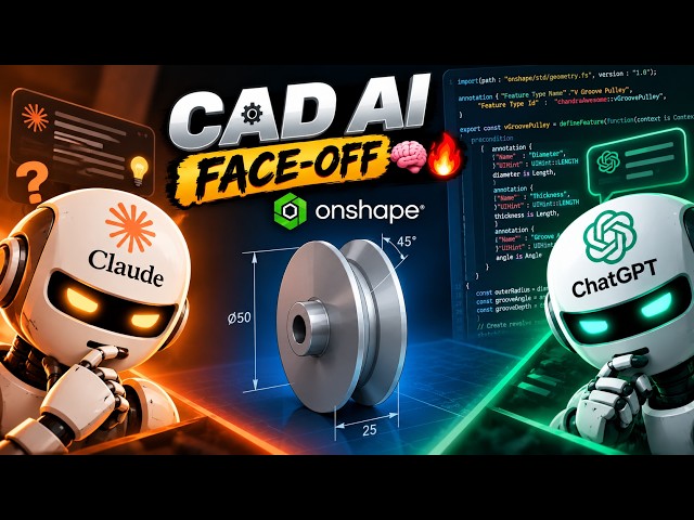 I Tested Claude & ChatGPT on Onshape MCP... The Winner Surprised Me! 🤯