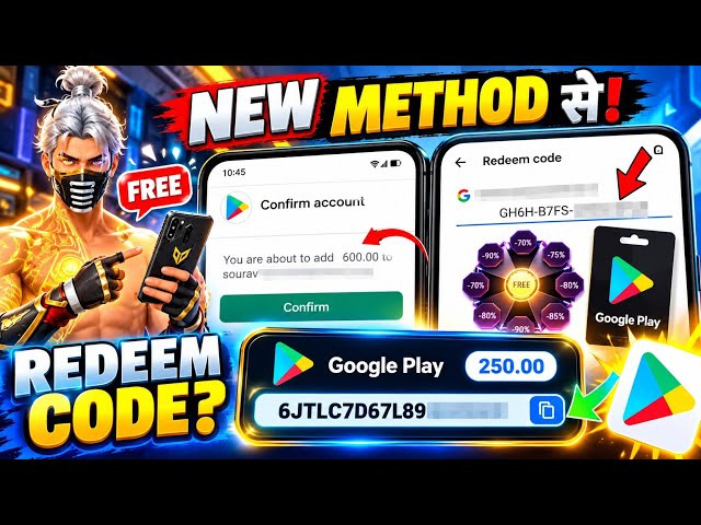 Free Redeem Code (Lucky Wheel Event ) | Free Redeem Code App | Free Google Play Redeem Code App 2026