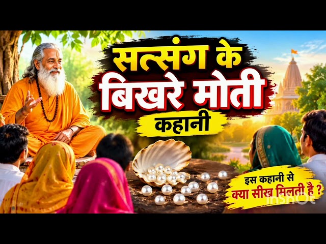 सत्संग के बिखरे मोती | जीवन बदल देने वाली शिक्षाप्रद कहानी | Satsang Ki Kahani | हिंदी कहानी