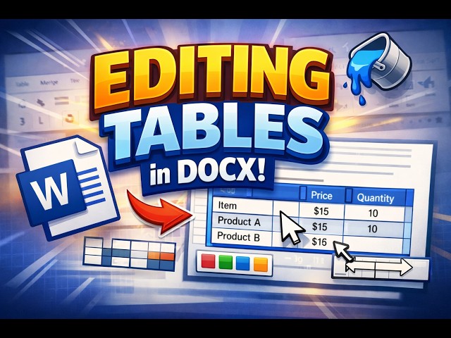 Editing tables copied from LLMs