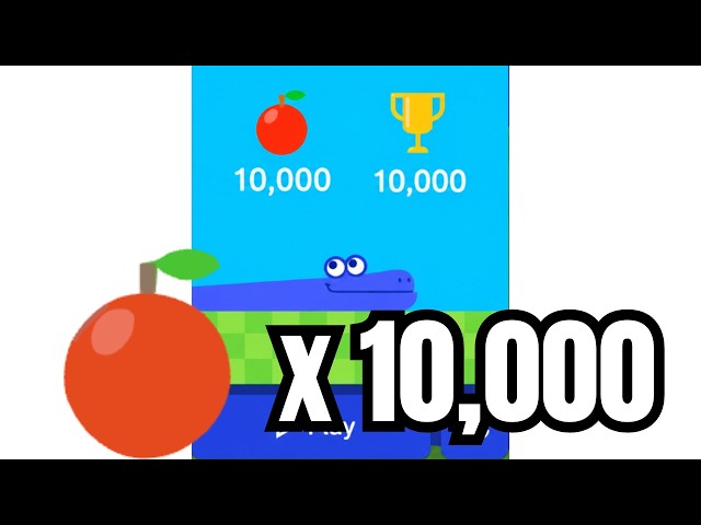 I played Snake until I ate 10,000 Fruits