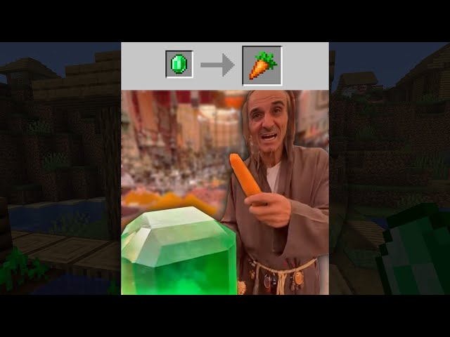trading with villagers: