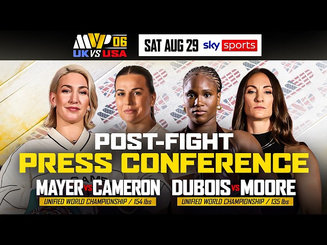 POST FIGHT PRESS CONFERENCE | MVPW06 UK VS USA