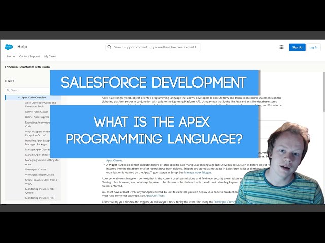 Salesforce Apex Master Class (Ep. 3) - What is the Apex Programming Language?