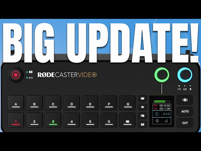 The Rodecaster Video Now Does 4K