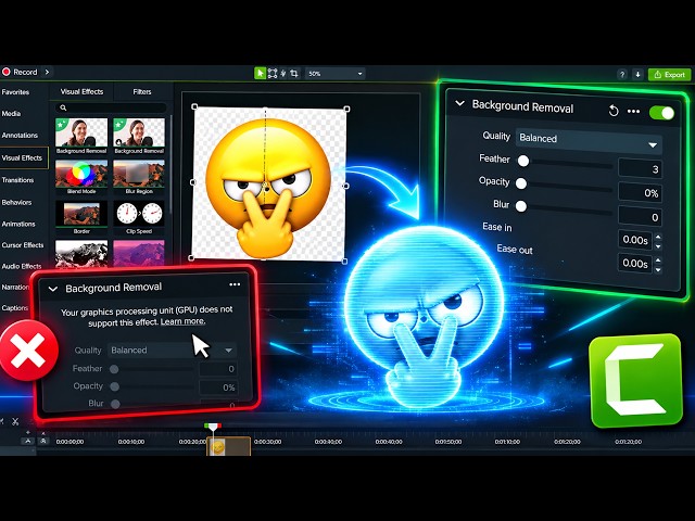 Your Graphics Processing Unit (GPU) Does Not Support This Effect | Camtasia Fix
