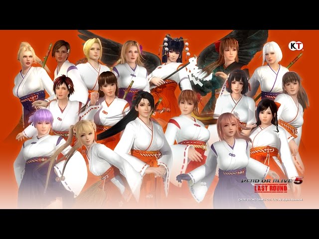 『DEAD OR ALIVE 5 Last Round』「必勝祈願！巫女コスチューム」 紹介ムービー
