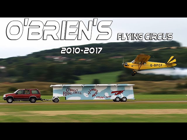 Remember O'Brien's Flying Circus the Piper J-3 Cub  Display  2010-2017 4K