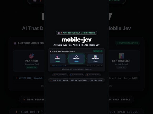 AI That Drives Real Android Phones 🤖 Mobile Jev