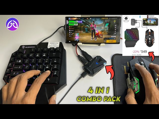 How to play Free Fire With Keyboard mouse in mobile | Mix pro Full setup And unboxing | Mix pro