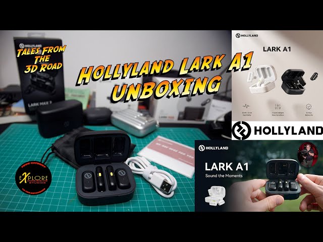 The Hollyland Lark A1 UNBOXING in Immersive 3D